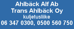 Ab Trans Ahlbäck Oy logo